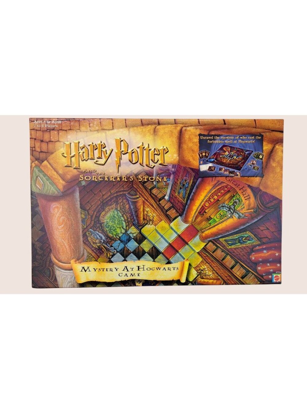 Vintage Harry Potter Mystery At Hogwarts Board Game Mattel Complete Sorcerer's